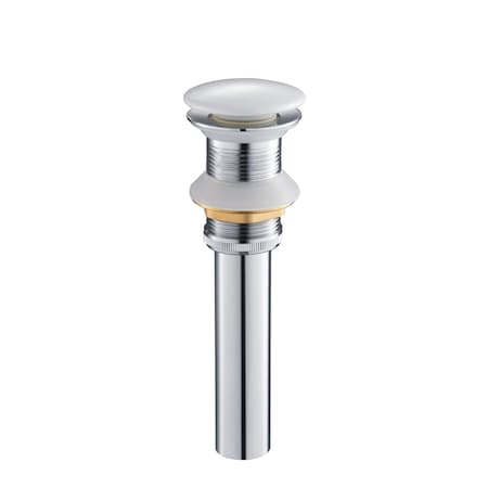 Kibi Pop Up Drain Stopper for Bathroom without Overflow KPW103CW